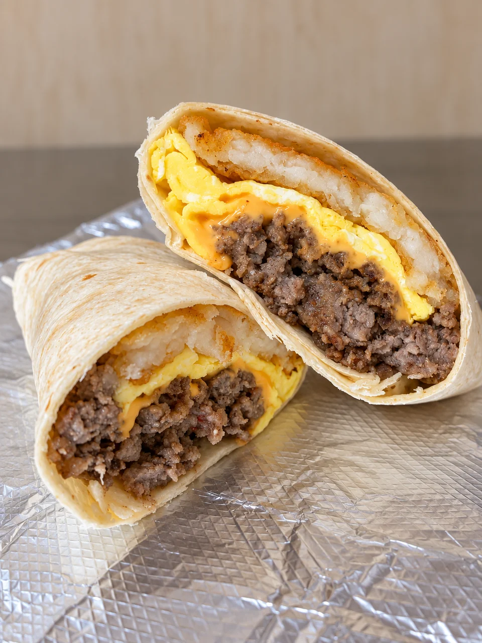 Sausage Breakfast Burrito